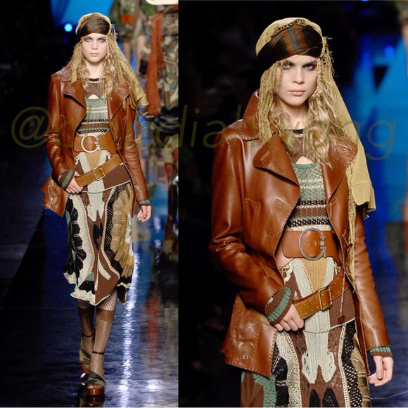 JEAN PAUL GAULTIER S/S 2008 RTW Runway Crochet Knit Tassel Cutout Top in Purple - Picture 11 of 11